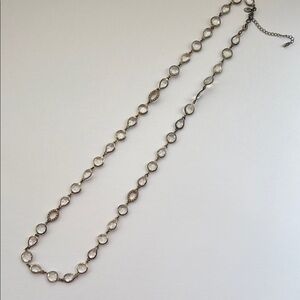 Lia Sophia Gold Necklace Crystal Classic Chain Design